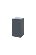 N 2 - 4D kancelářská skříň, 1-dveřová, levá, 750x400x400, antracit